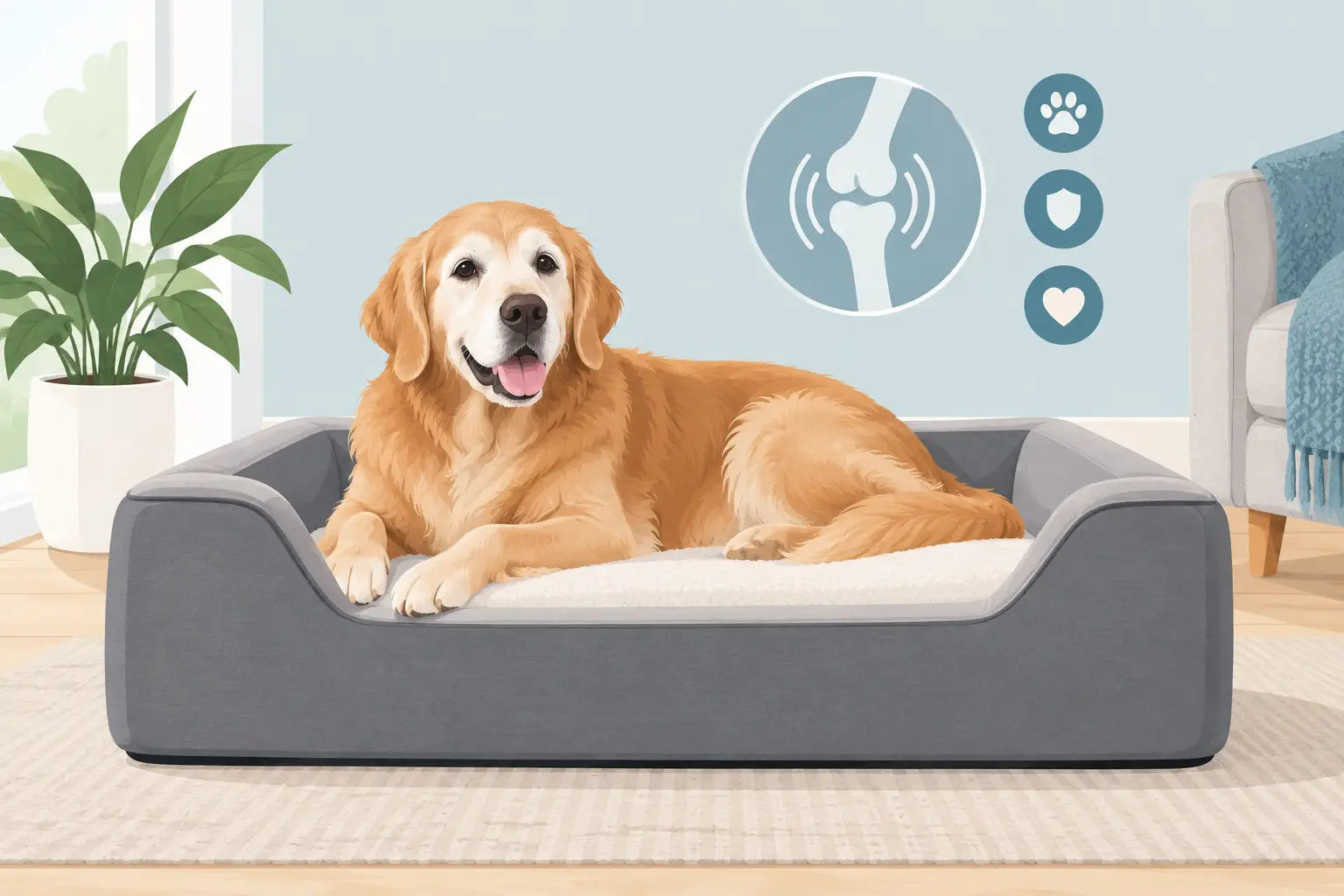 Choosing an Orthopaedic Dog Bed for Seniors