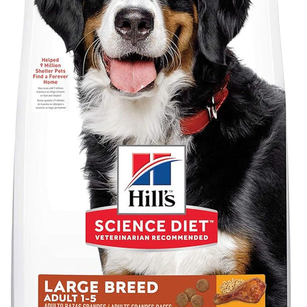 Hill's 10315 Adult Large Breed Chicken and Barley Recipe Dry Dog Food, 12 kg