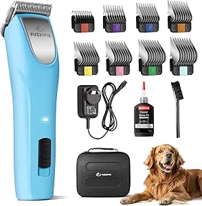 Professional Dog Clippers for Grooming - 2 Speed, A5 Metal Blade for Animal/Pet/Horse