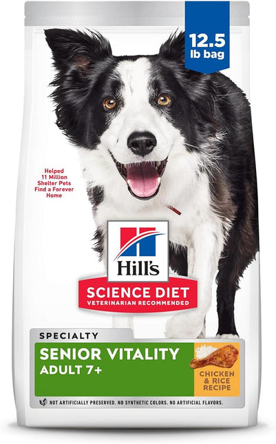 Hill's Science Diet Senior Vitality 7+ Chicken Dog Food 5.67kg