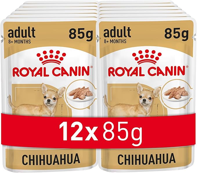 Royal Canin Chihuahua Adult Loaf Pouches Wet Dog Food 85 Gm 12 Pack