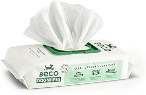 Beco Bamboo Unscented Dog Wipes (Pack of 80)