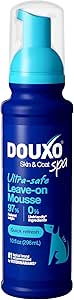 DOUXO® Skin & Coat SPA - Ultra-Safe Quick Refresh Leave-on Mousse for Dogs, 10 fl oz, Safely Cleans and Refreshes