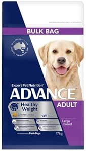 Advance Healthy Weight Adult Large Breed Chicken with Rice Dog Dry Food 17 Kg
