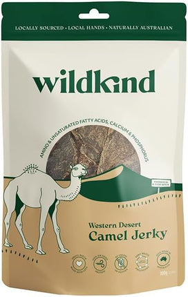Wildkind Air Dried Camel Jerky 100g – 100% Natural Australian Dog Treats
