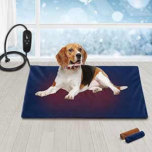 Pet Scene Pet Heating Mat for Dogs Cats, Extra Large Size 90x60CM,Dog Heated Pad