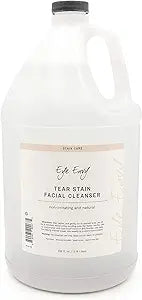 Eye Envy Tear Stain Facial Cleanser for Dogs and Cats. Washes Away Crusty Eye Debris, Eye Boogers, Eye Discharge. Tearless Foaming Formula. Cleans Tear Stains. All-Natural. 1 US Gallon