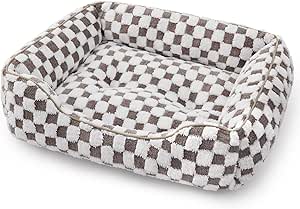 JOEJOY Dog Bed for Medium Small Dogs - Rectangle Orthopedic Dog Sofa Bed