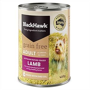 Black Hawk - Grain Free, Wet Dog Food, Lamb, Adult and Senior, 400g