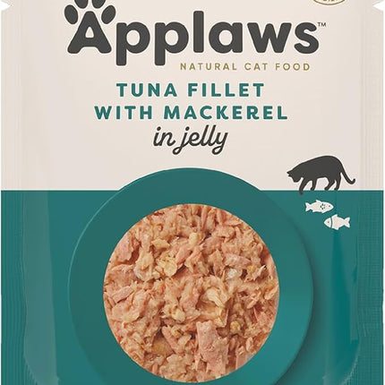 APPLAWS CAT JELLY POUCH - TUNA & MACKEREL 70G 16PK(OM16)