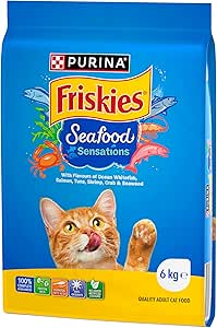 FRISKIES Adult Dry Cat Food Seafood Sensations 6kg