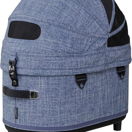 AirBuggy for Pet Dome 3 Cot Single Cot Regular Melange Denim/DOME3 COT Regular Melange DENIM/AD3102 Melange Denim, R Size, Can Be Used Alone, Can Be Used As A Cot Alone, Can Also Be Portable, Car