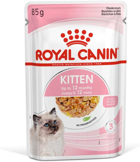 Royal Canin Kitten Instinctive in Jelly Pack, 12 Pack