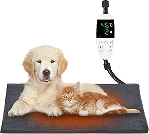 Pet Heating Pad for Dogs Cats Puppies, Waterproof Electric Heated Mat 230V 35W