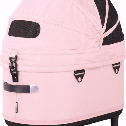 AirBuggy for Pet - Pink Pet Cot, Regular Size, 73 x 36.5 x 60 cm, 22 kg Max, Car Compatible, Dome3 Cot