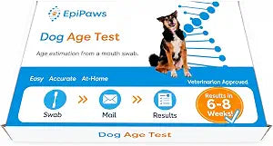 Dog Age Test - Includes Wellness Insights for Your Pet’s Life Stage - At Home Epigenetic Biomarker Testing Kit, Great for Rescued Pets