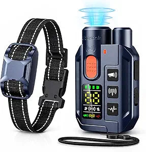 Dog Shock Collar with Remote Control, 4200FT Range, 4 Modes for Dog Training