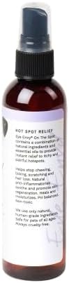 Eye Envy On The Spot Healing and Itch Relief Spray. Instant Relief for Hot Spots, Itchy Irritated Skin. 100% Natural, Safe. PH Balanced, Non-Toxic. Prevents Licking, Chewing, Scratching. USA Made. 4oz