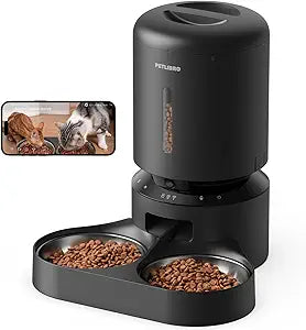 PETLIBRO Automatic Cat Feeder with Camera for Two Cats, 1080P HD Video with Night Vision, 5G WiFi