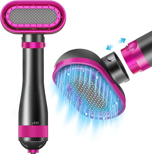 Upgraded Pet Hair Dryer Brush, 2 in 1 Pet Hair Dryer for Small/Medium Dogs and Cats