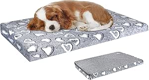 VANKEAN Dog Bed Reversible (Cool&Warm),Stylish 24” Pet Bed Mattress, Water proof linings