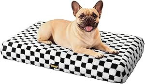 PaWz Dog Bed for Medium Dogs,Orthopedic Dog Bed,Memory Foam Mattress with Egg-Crate Foam,Dog Crate Mattress Large Dog Pillow Bed,Dog Mat Mattress with Removable Washable Cover,Waterproof