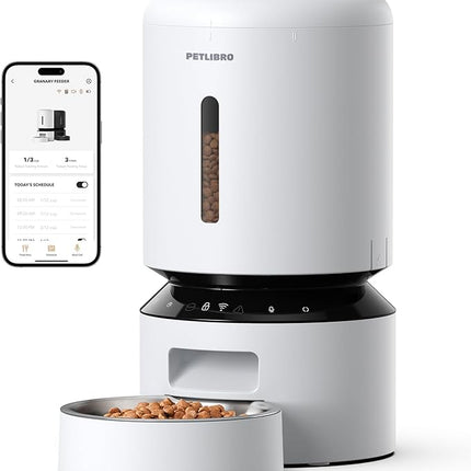 PETLIBRO Granary Automatic Cat Feeder, Smart WiFi App Control (2.4GHz/5GHz)