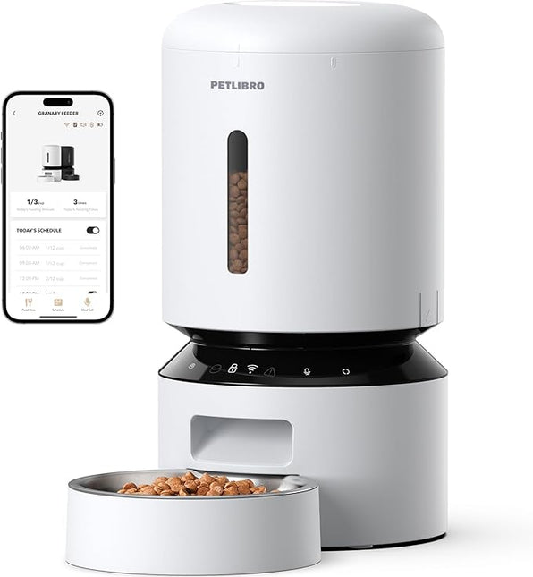 PETLIBRO Granary Automatic Cat Feeder, Smart WiFi App Control (2.4GHz/5GHz)