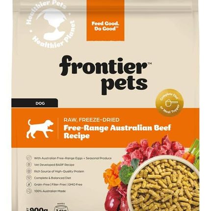 Freeze-Dried Raw Dog Food – Beef – 900g – All Natural, Gluten Free