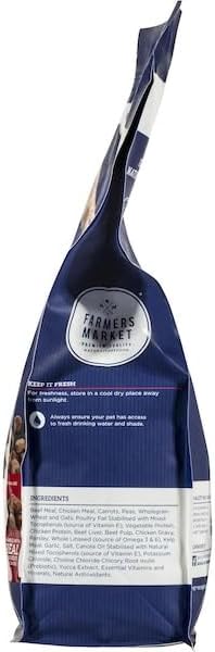 Farmer's Market Beef and Farm Vegetables Adult Dry Dog Food 2.7kg - Made with Real Australian Meat & Vegetables for Complete Nutrition, Supports Muscle, Skin & Coat Health