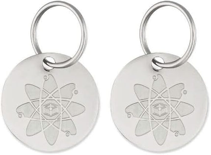Shield Tag - Natural Flea & Tick Repellent Collar Tag for Dogs & Cats - Waterproof, Lasts 12 Months - Stainless Steel Pendant - Regular Tag (2 Pack)