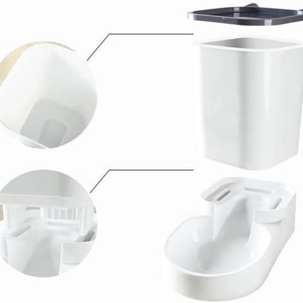 Self-Dispensing Gravity Pet Feeder & Waterer