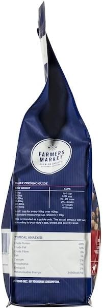 Farmer's Market Beef and Farm Vegetables Adult Dry Dog Food 2.7kg  (Pack of 2)
