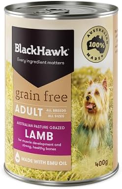 Black Hawk - Grain Free, Wet Dog Food, Lamb, Adult and Senior, 400g