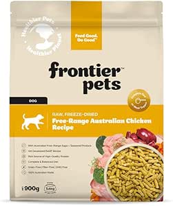 Freeze-Dried Raw Dog Food – Chicken – 900g – All Natural, Gluten Free