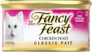 FANCY FEAST Classic Paté Adult Wet Cat Food Chicken Feast 24x85g