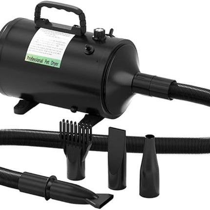 Pet Hair Dryer Dog Cat Grooming Speed Blower Hairdryer Heater Low Noise