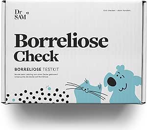 Dr. SAM Tick Test for Dogs and Cats Pawcheck Lyme Disease Test as a Simple Certified Laboratory Test for Home - Quick Result - Tick Test for Dogs and Cats