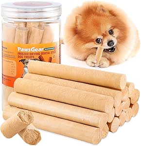Salmon Sticks for Dogs,Real Salmon and Carrots,Easily Digestible,High Protein Dog Treat,Freshens Breath Healthy,100g/3.52oz,for All Breeds