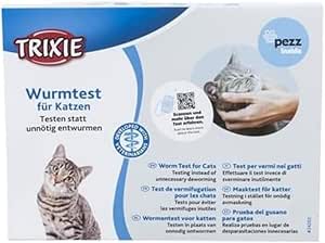 Trixie Practical Worm Test for Cats, for Home use, 19.5 × 15 × 2 cm. - 24203