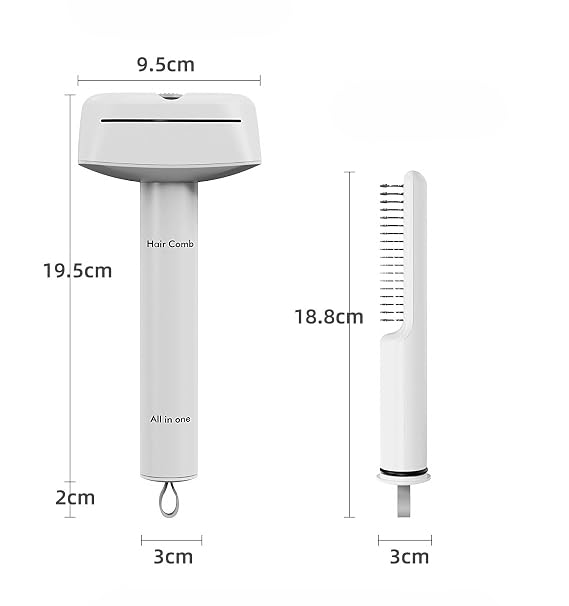 Double-Sided Undercoat Rake for Shedding, Dematting Comb for Cats, Deshedding Dog Brush