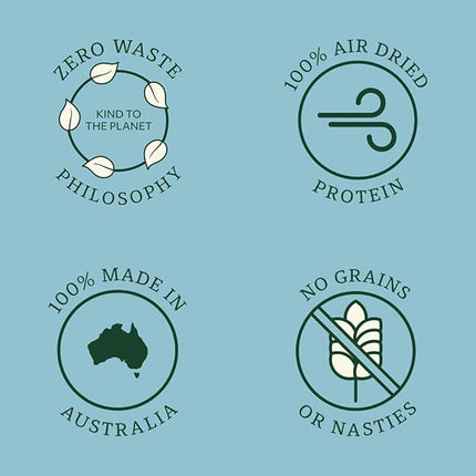 Wildkind Air Dried Pilchards 750g – Natural Australian Fish Treats for Dogs