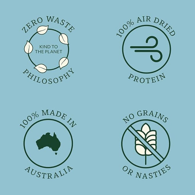 Wildkind Air Dried Pilchards 750g – Natural Australian Fish Treats for Dogs