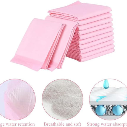 100 Pcs Puppy Training Pads,with Leak-Proof Quick-Dry,33x45cm Pet Urine Pad Diaper