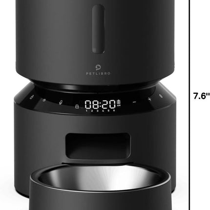 PETLIBRO Automatic Cat Feeder – 3L Programmable Pet Food Dispenser with Airtight Storage, Timed Portion Control, Voice Meal Call & Dual Power Supply, Clog-Free Healthy Feeding for Cats & Small Dogs