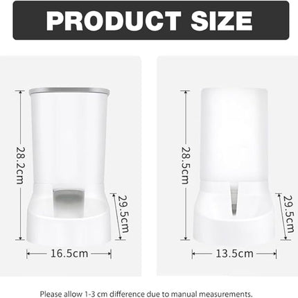 Self-Dispensing Gravity Pet Feeder & Waterer