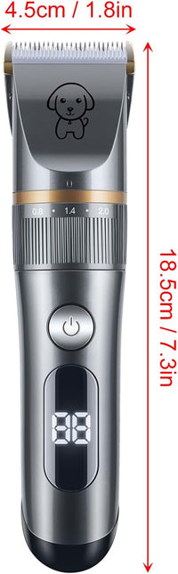 Cat Clippers,Pet Hair Trimmer Quiet Cat Clippers Grooming Kit with Comb 5 Speed Cat Shavers for Matted Long Hair