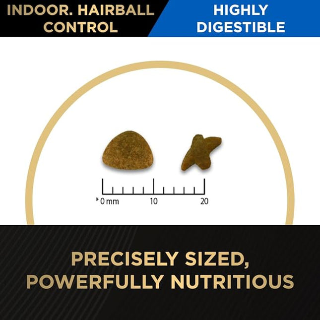 PRO PLAN Adult Dry Cat Food Indoor Hairball Control Chicken 3kg