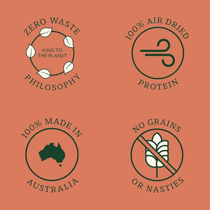 Wildkind Air Dried Kangaroo Jerky 100g – Natural Australian Dog Treats