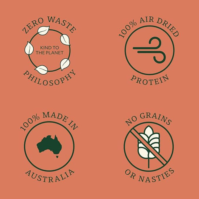 Wildkind Air Dried Kangaroo Jerky 100g – Natural Australian Dog Treats